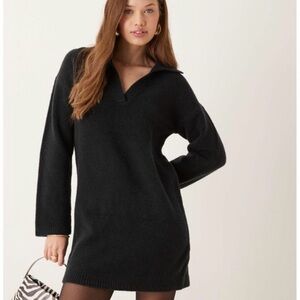 Abercrombie & Fitch Black Sweater Dress